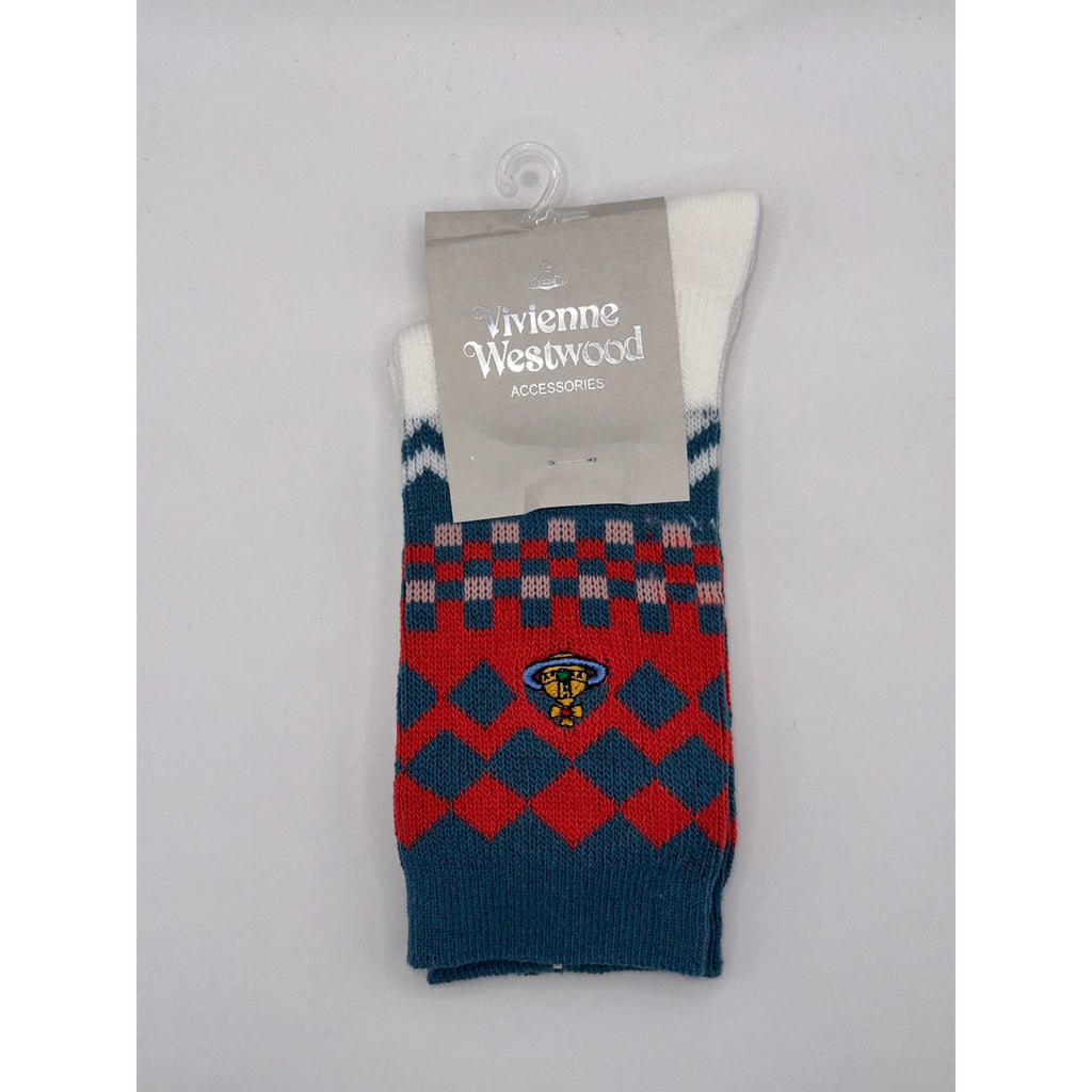 4 Pairs Vivienne Westwood Women's Socks, Medium US Size 6-9
