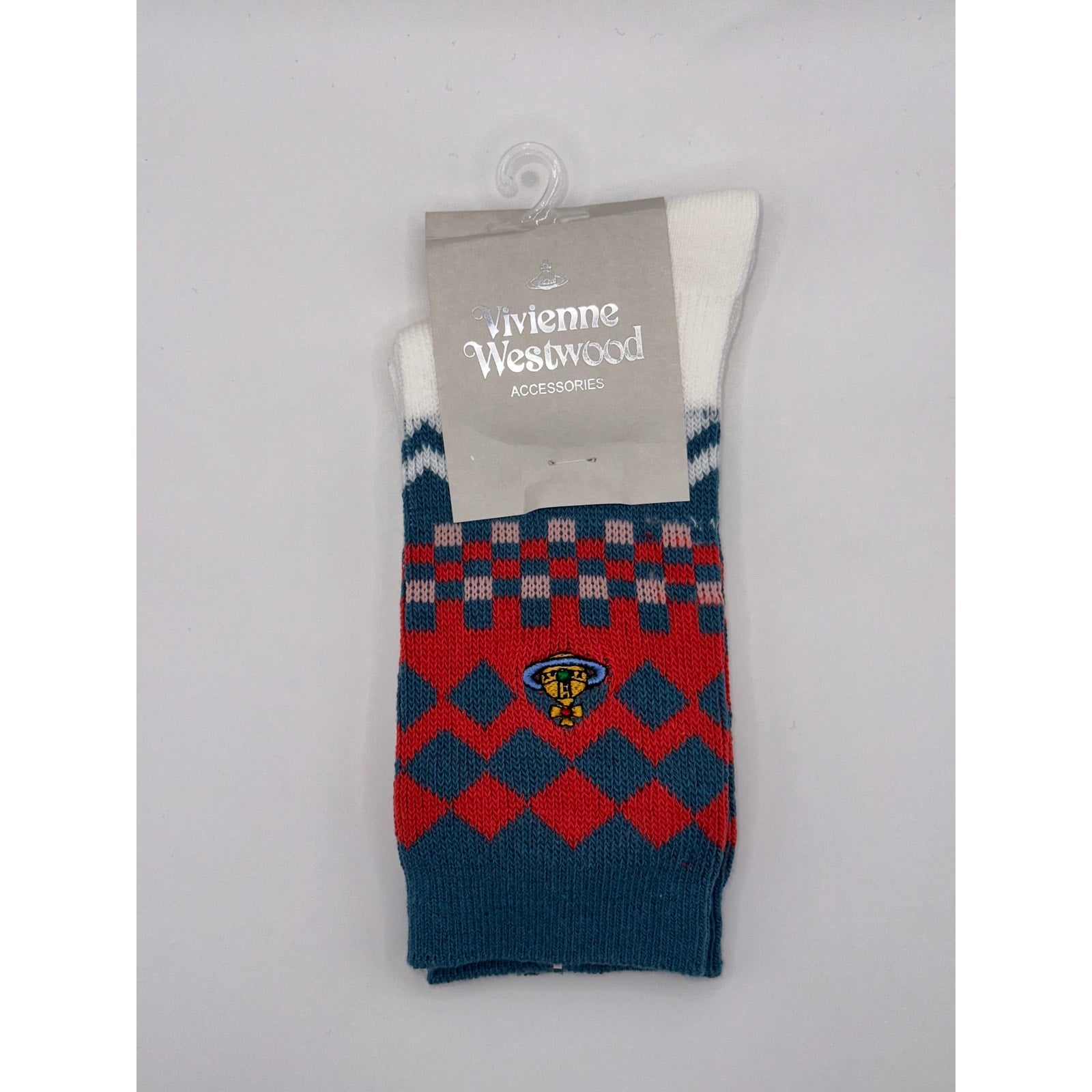 4 Pairs Vivienne Westwood Women's Socks, Medium US Size 6-9