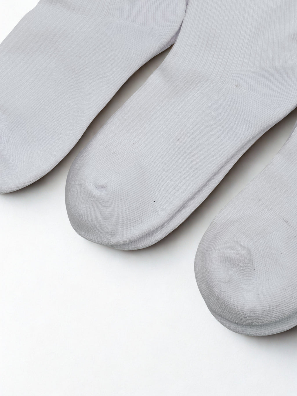 3 Pairs Alo Yoga Women's Lettuce Edge Sock M/L fits sizes 8 – 11 White