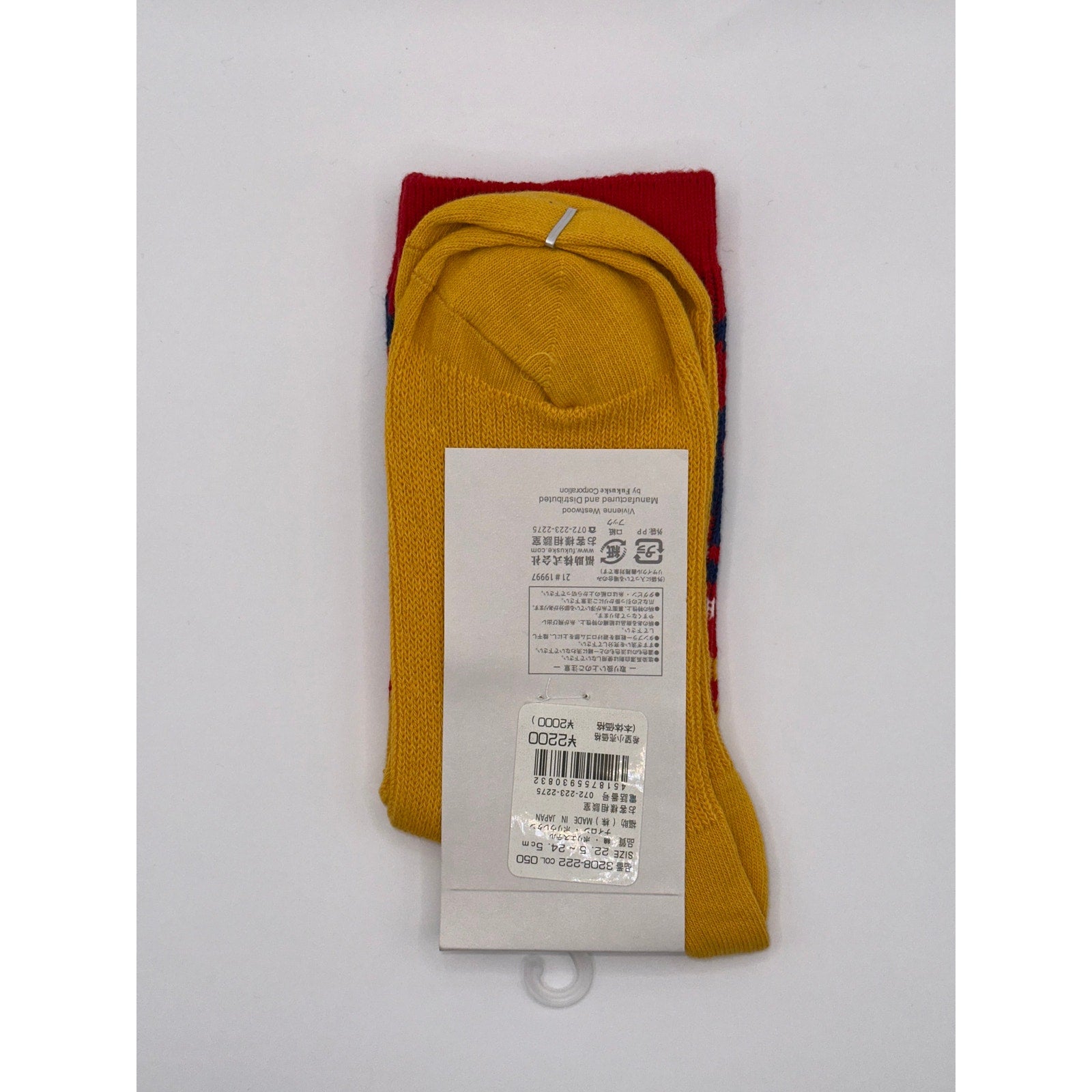 4 Pairs Vivienne Westwood Women's Socks, Medium US Size 6-9