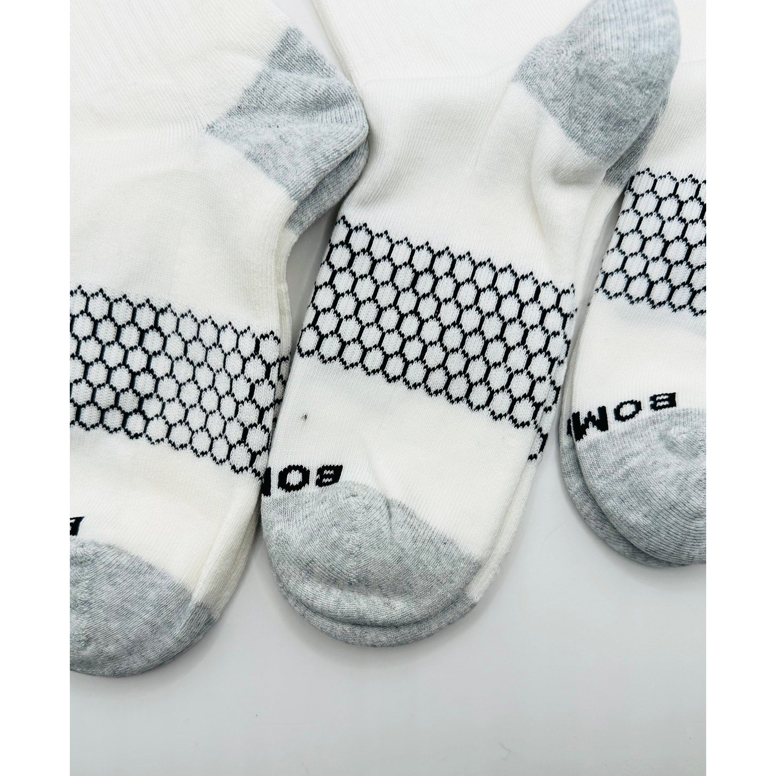 Bombas Women's Vintage Stripe Socks Large Half-Calf 3 pairs NWOT