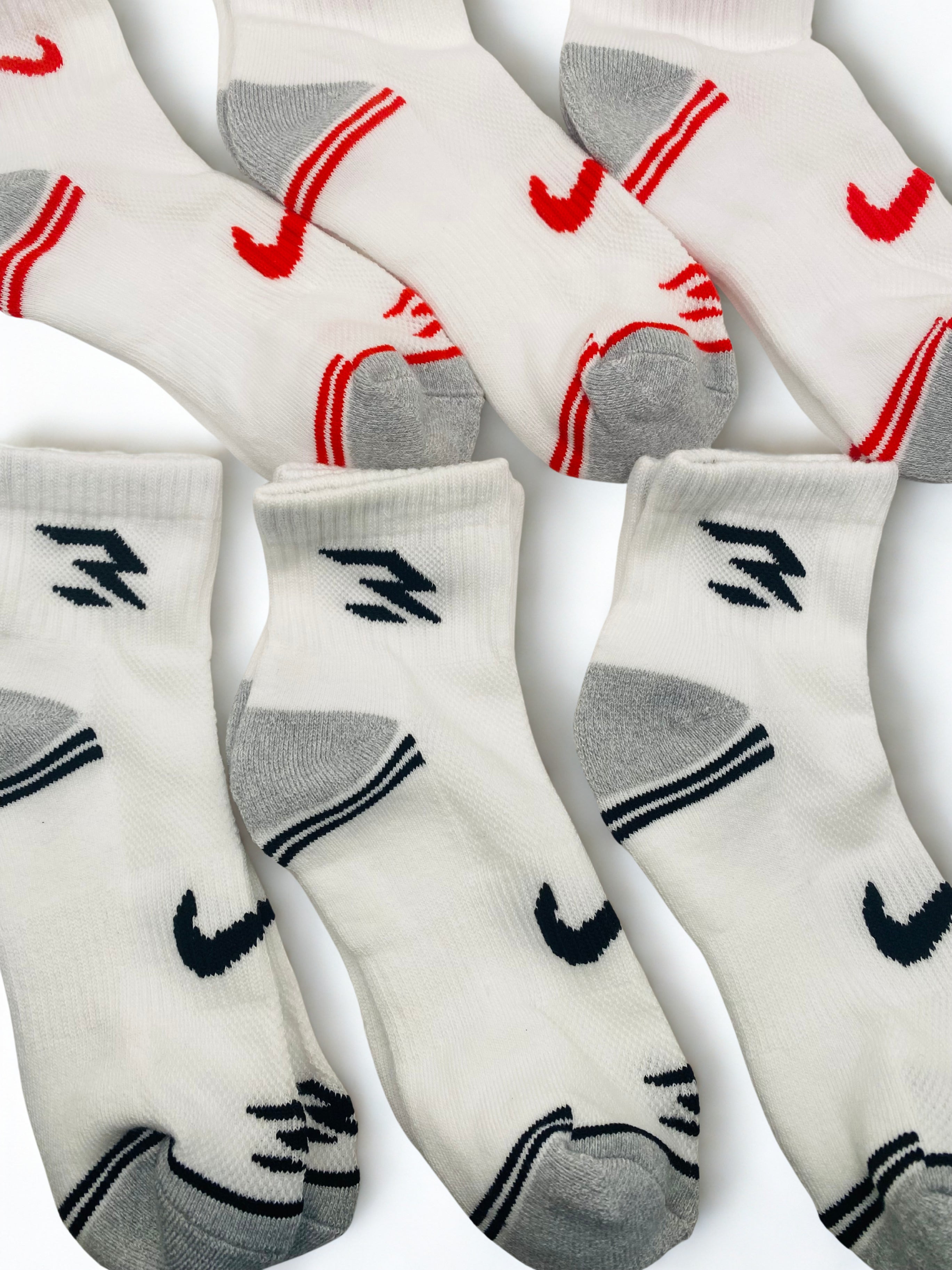 6 Pairs NWOT Nike Russell Wilson Kids' Ankle Socks - 6 Pack