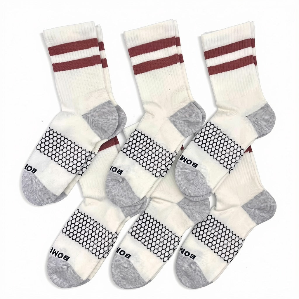 BOMBAS Honeycomb Quarter socks Size Medium 6 Pairs