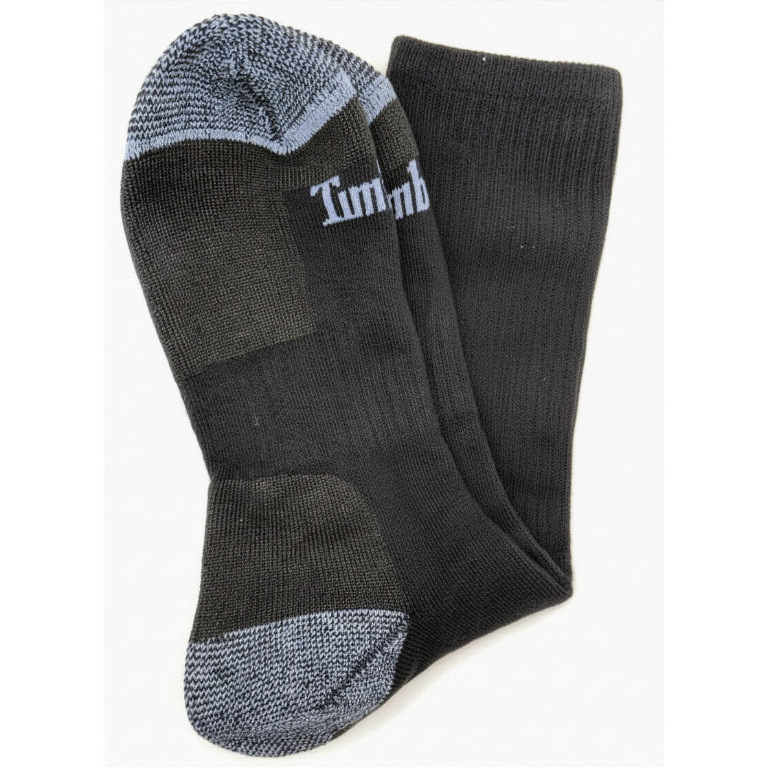 Timberland Men Cushioned Crew Socks 4 Pairs - Wool Blend, Thermal Large