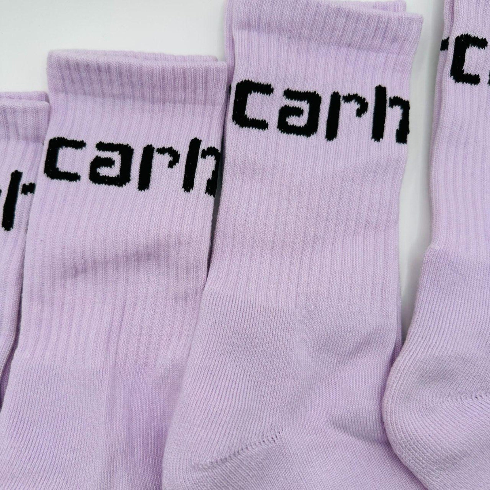 4 Pairs - Carhartt WIP Socks Lavender Crew Streetwear Medium