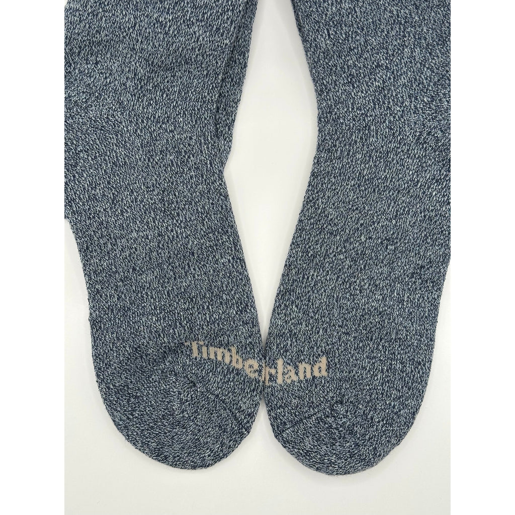 Timberland Unisex Cushioned Crew Socks 4 Pairs - Wool Blend, Dark Gray M-L