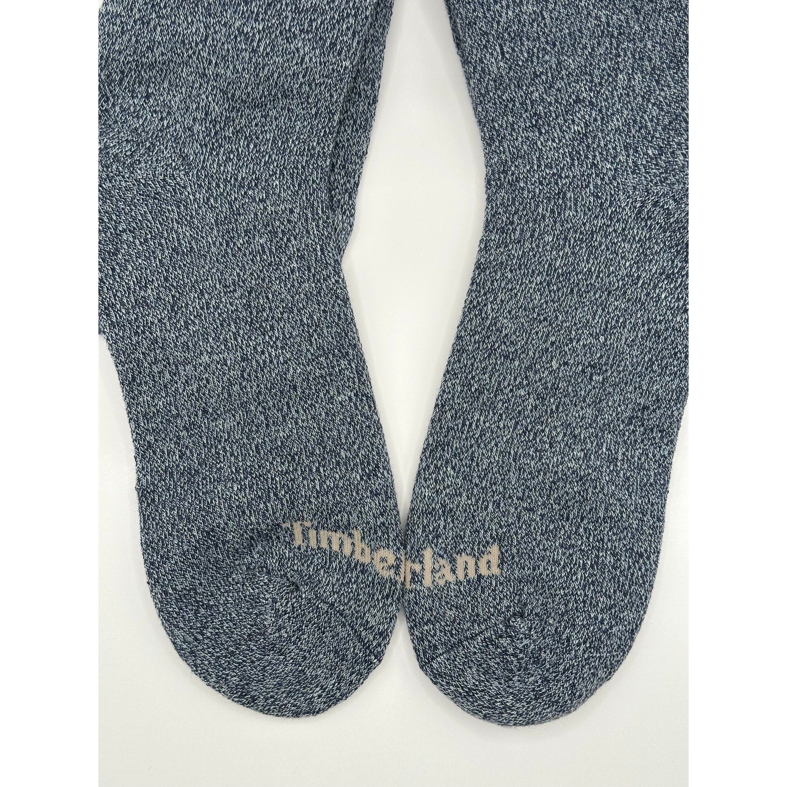 Timberland Unisex Cushioned Crew Socks 4 Pairs - Wool Blend, Dark Gray M-L