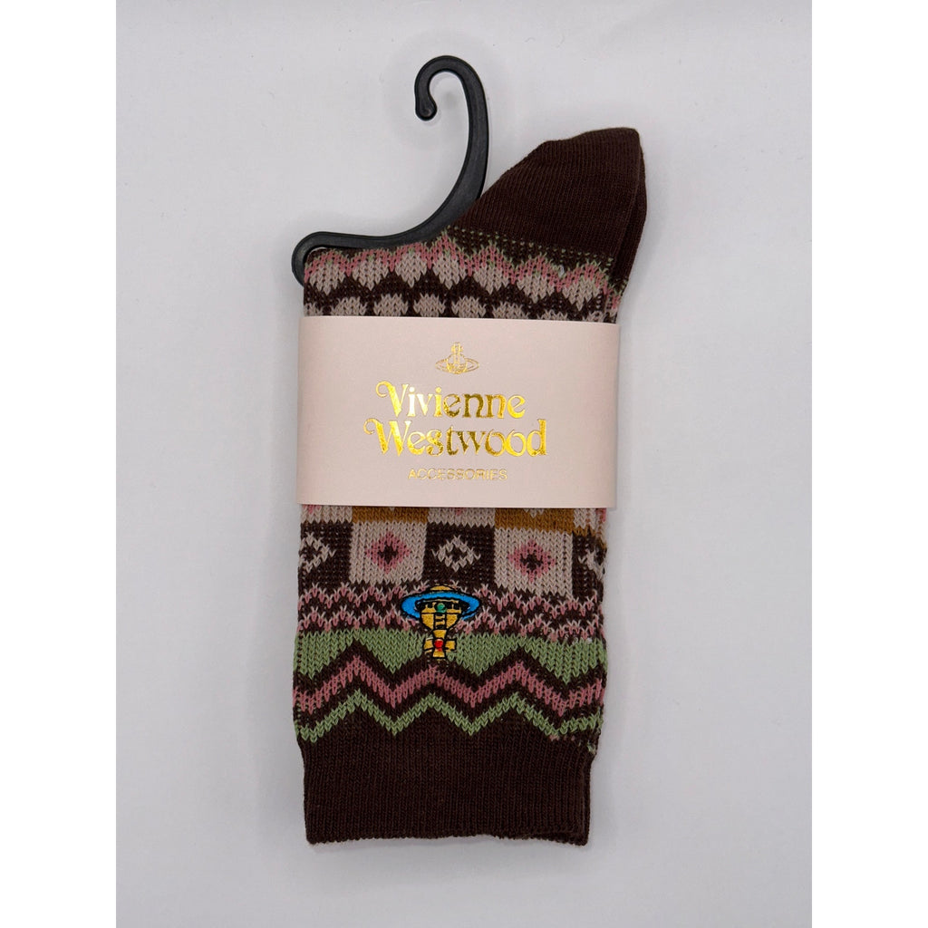 4 Pairs Vivienne Westwood Women's Socks, Medium US Size 6-9