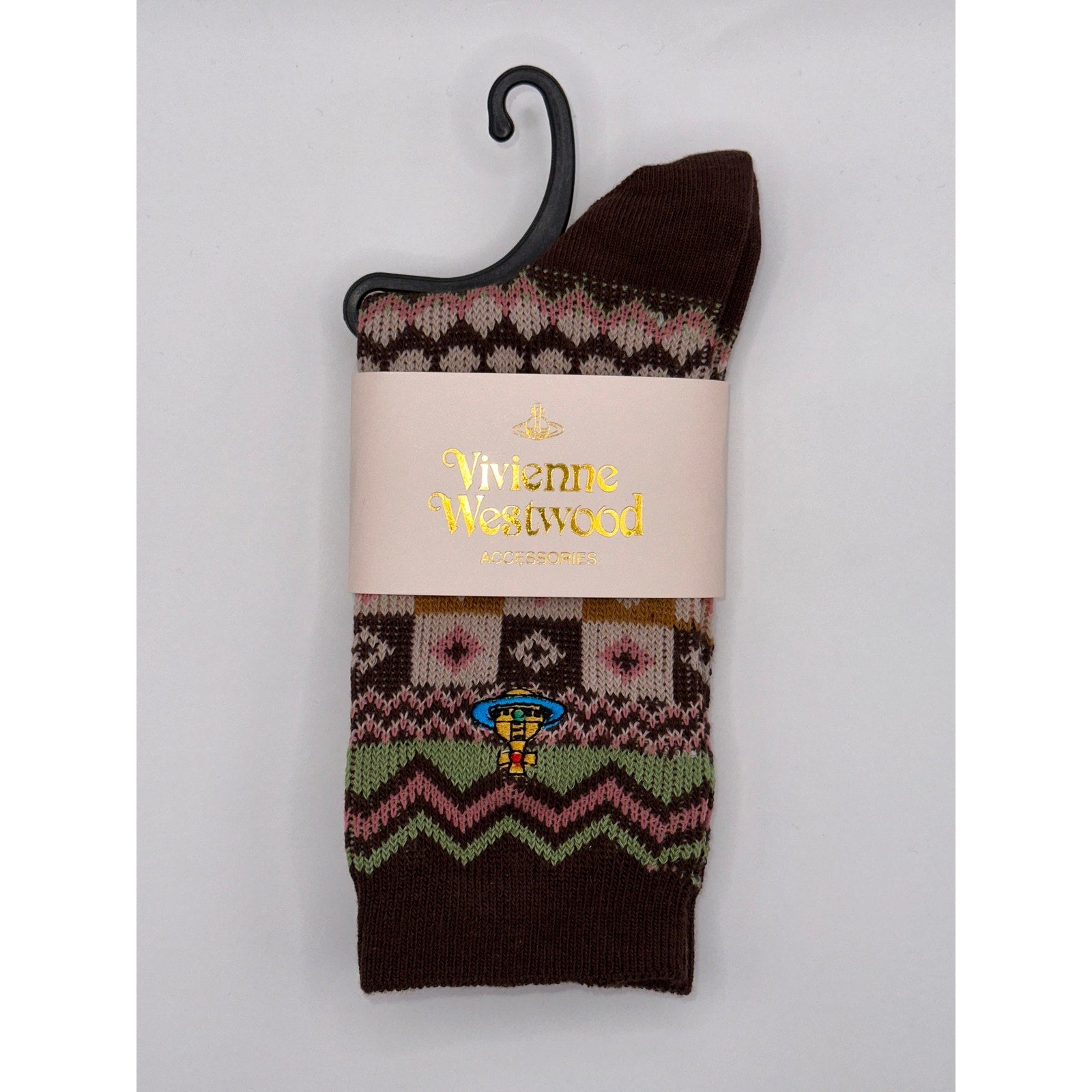 4 Pairs Vivienne Westwood Women's Socks, Medium US Size 6-9