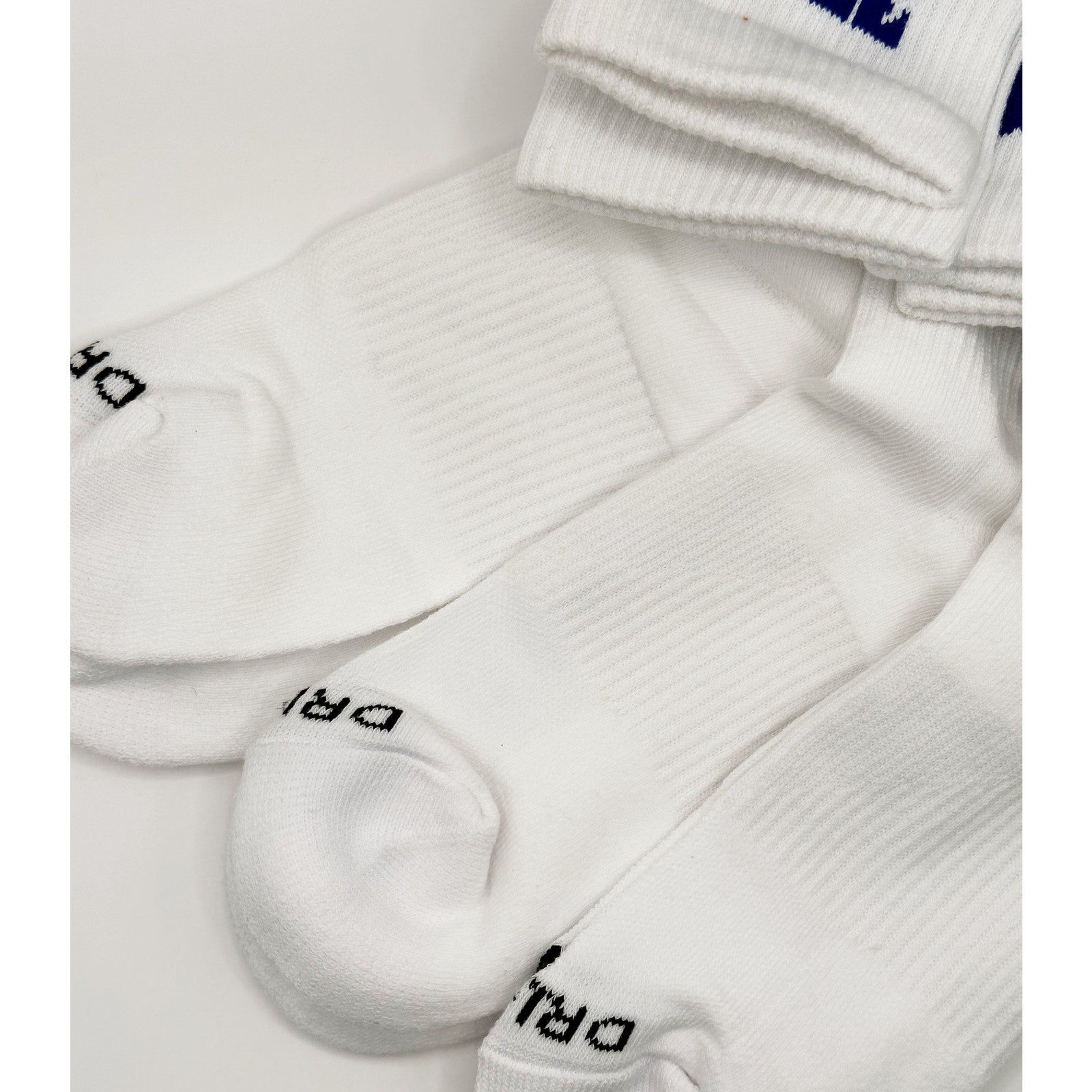 6 Pairs NWOT NIKE 'Just do it' Cotton Crew Performance Socks WHITE Dri-Fit Size LARGE