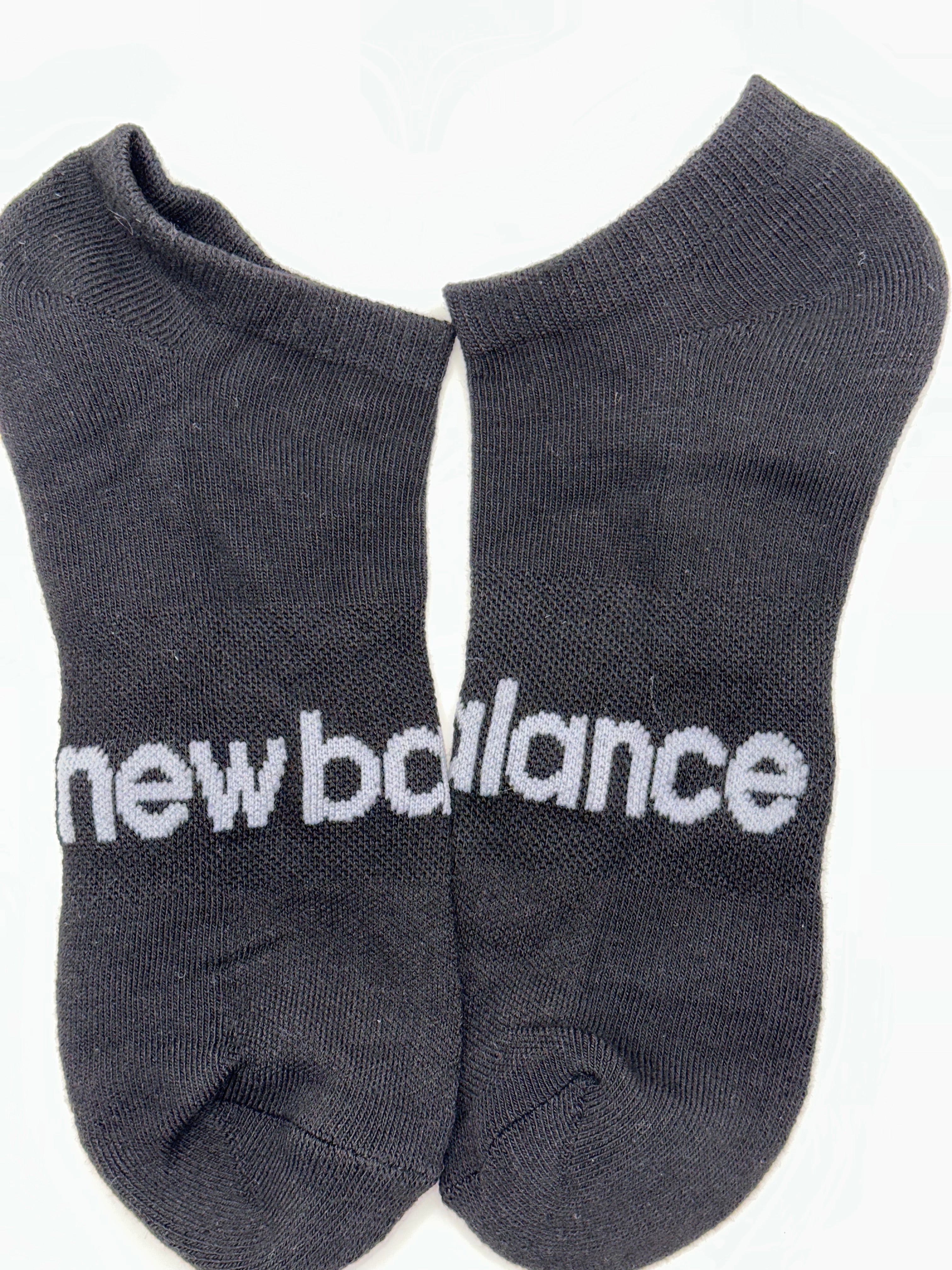 6 PAIR New Balance  No Show Ankle Socks Mens Performance Black Size L Running