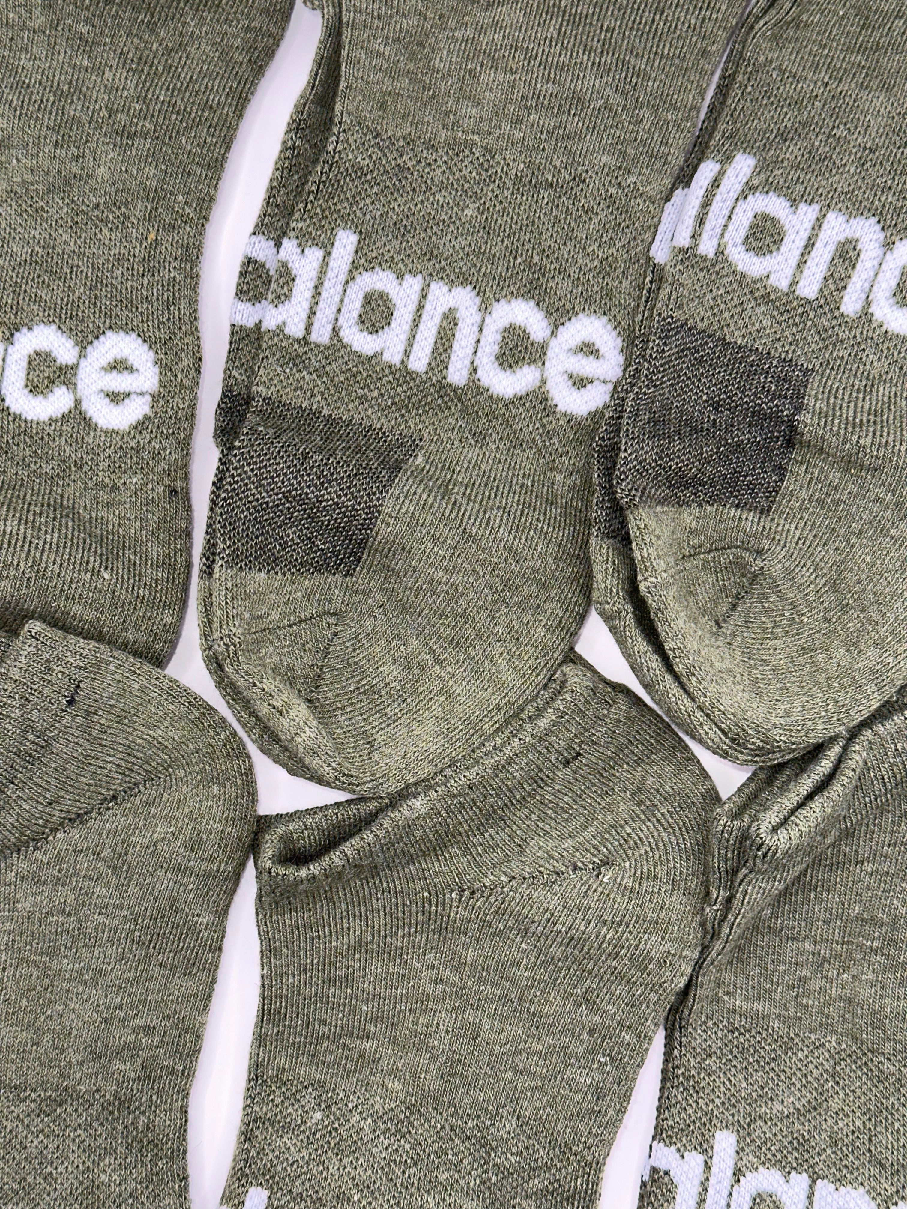 6 PAIR New Balance  No Show Ankle Socks Mens Performance Black Size L Running