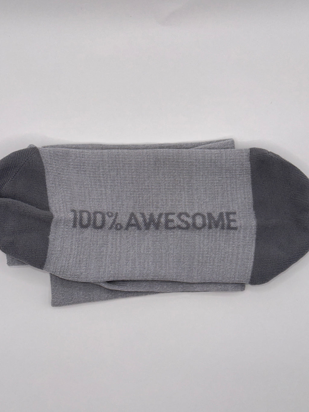 2 Pairs FIGS Compression Socks Gray 100% Awesome Size Large