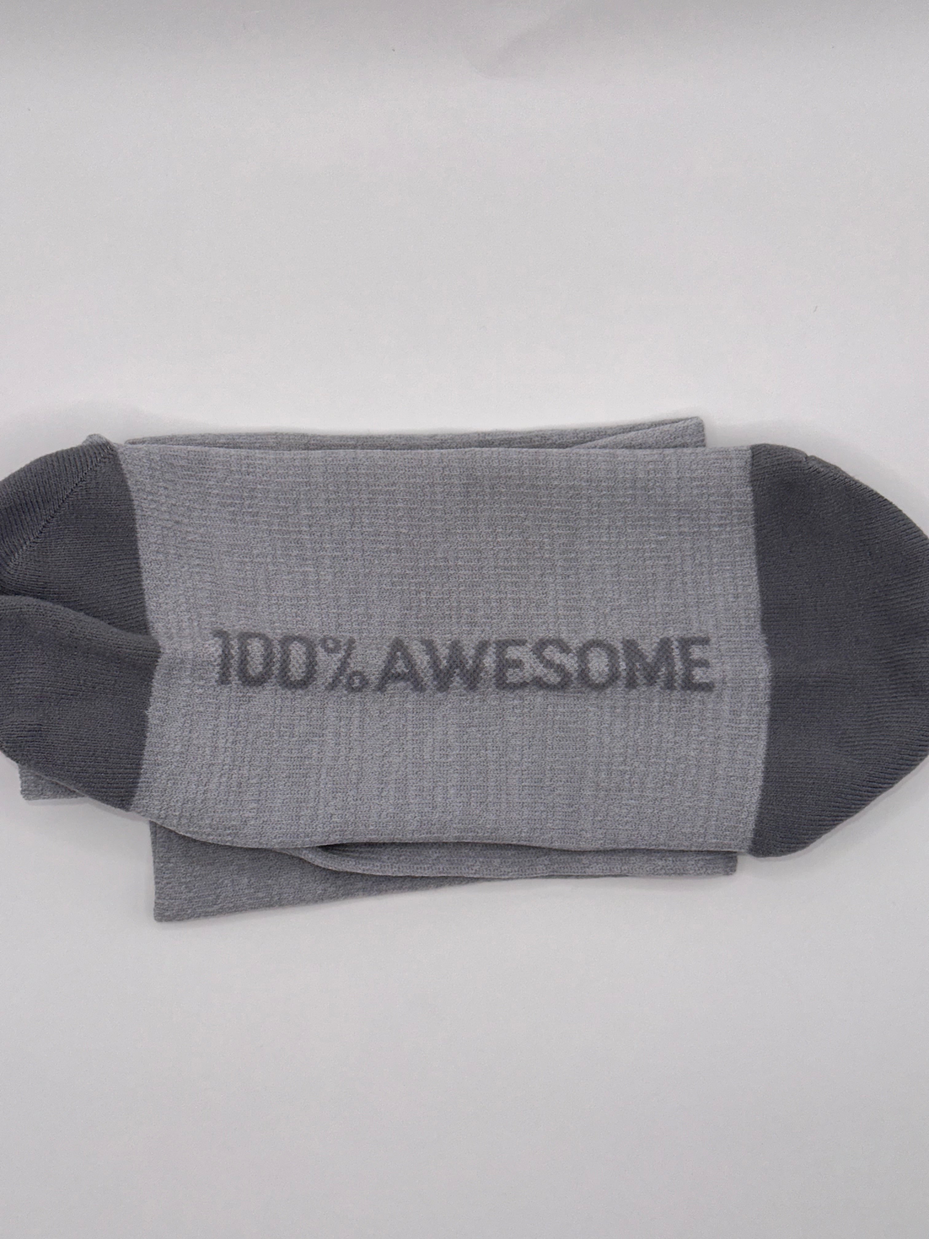 2 Pairs FIGS Compression Socks Gray 100% Awesome Size Large