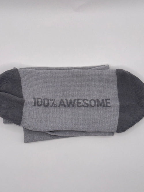 2 Pairs FIGS Compression Socks Gray 100% Awesome Size Large