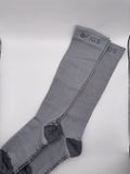 2 Pairs FIGS Compression Socks Gray 100% Awesome Size Large
