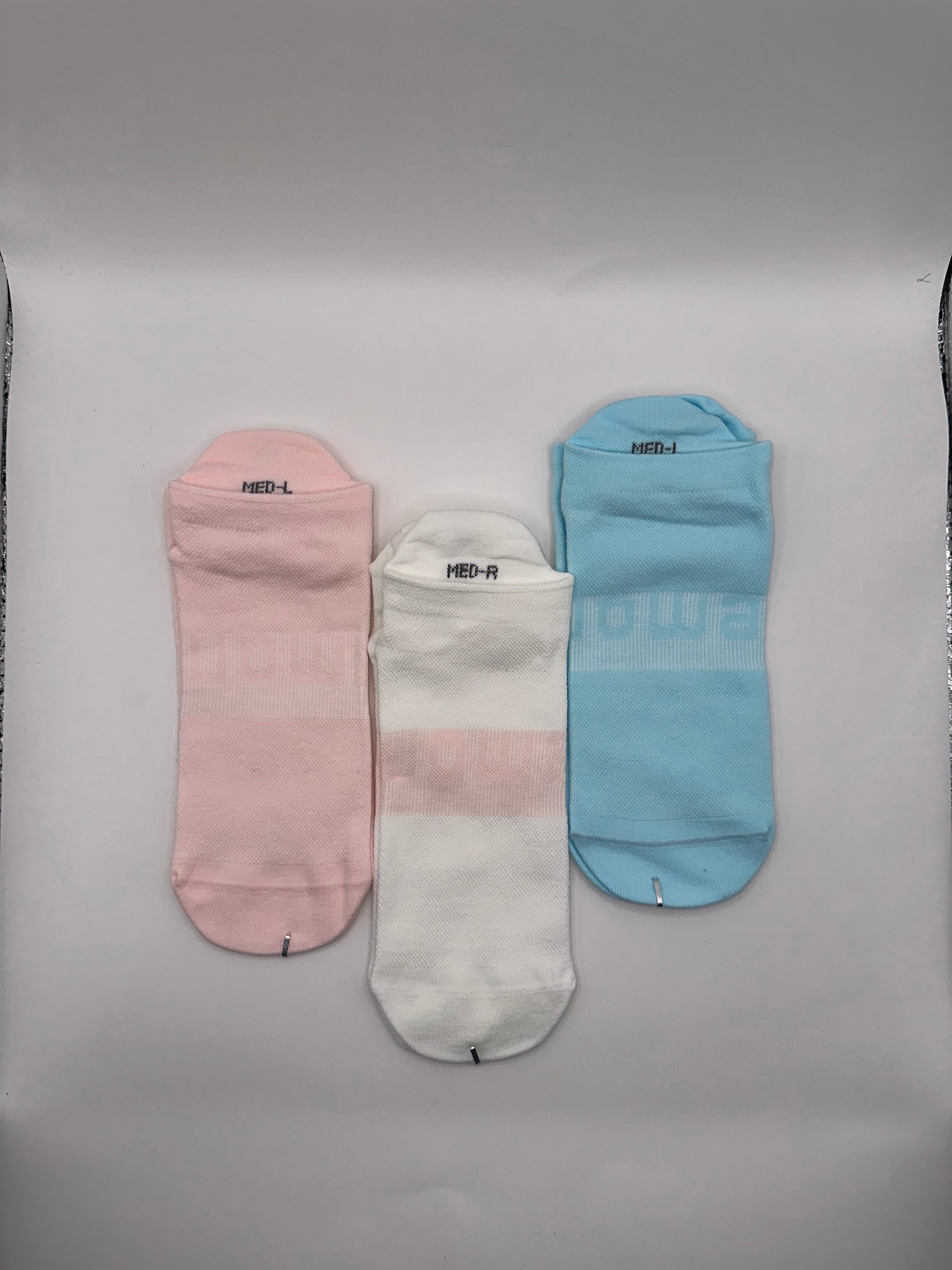 3 Pairs Lululemon Women's Power Stride Tab Socks - Medium