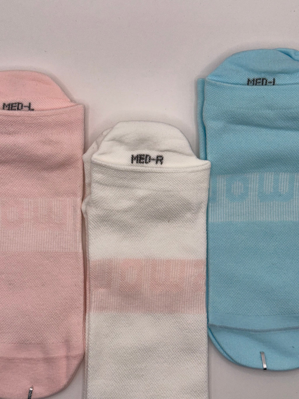 3 Pairs Lululemon Women's Power Stride Tab Socks - Medium