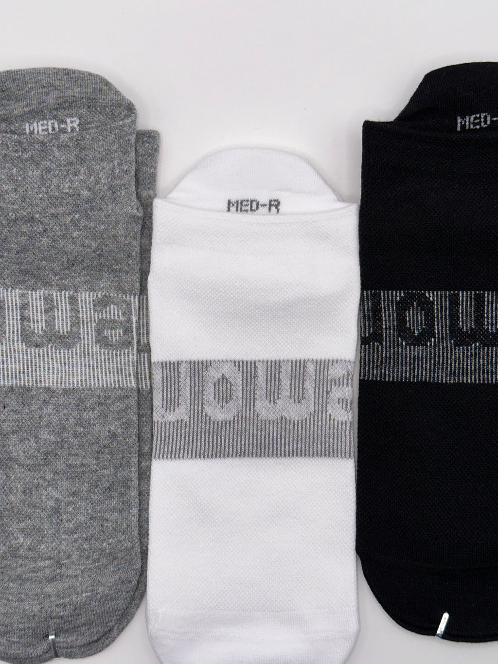 3 Pairs Lululemon Women's Power Stride Tab Socks - Medium