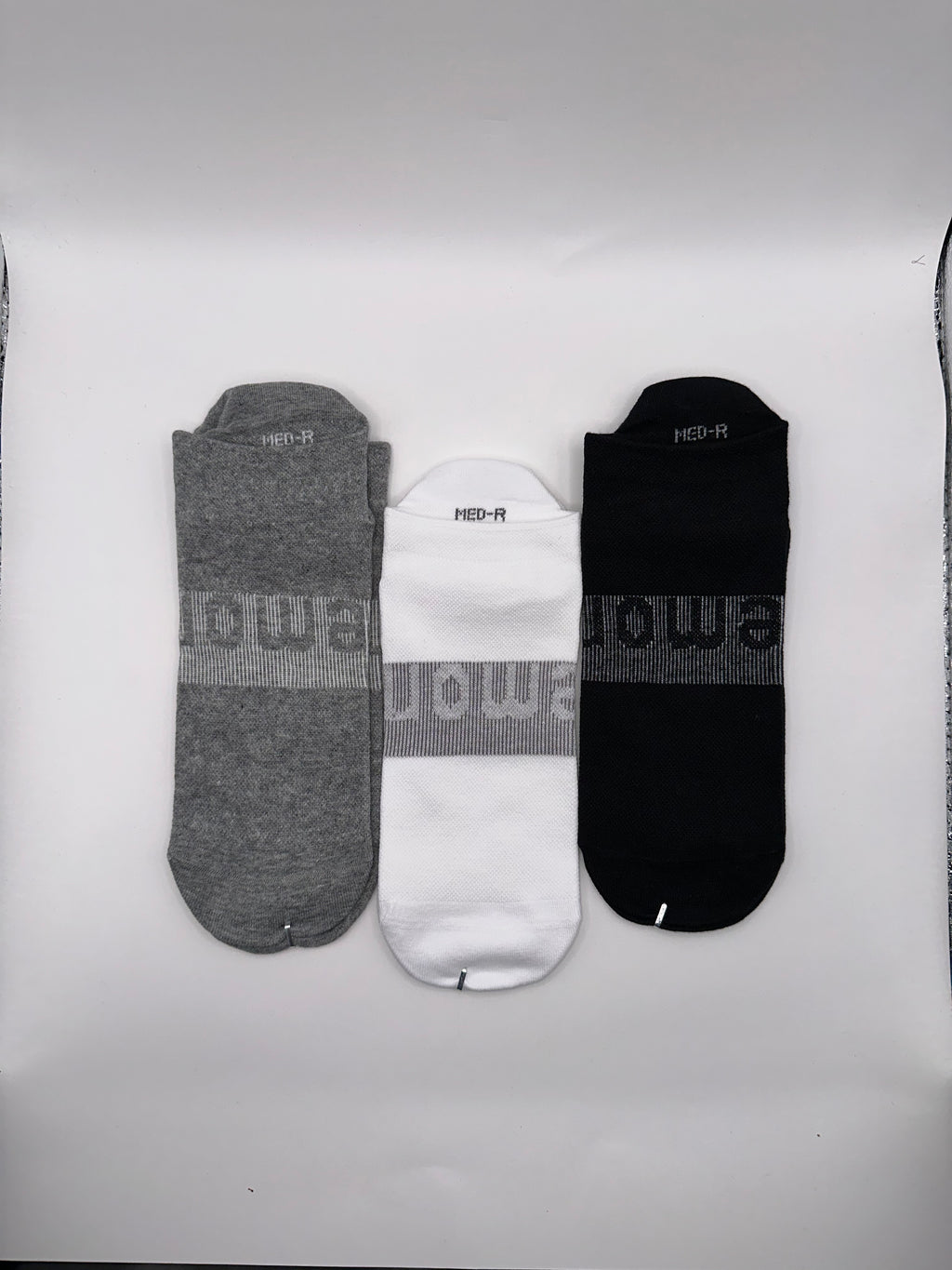 3 Pairs Lululemon Women's Power Stride Tab Socks - Medium