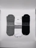 3 Pairs Lululemon Women's Power Stride Tab Socks - Medium