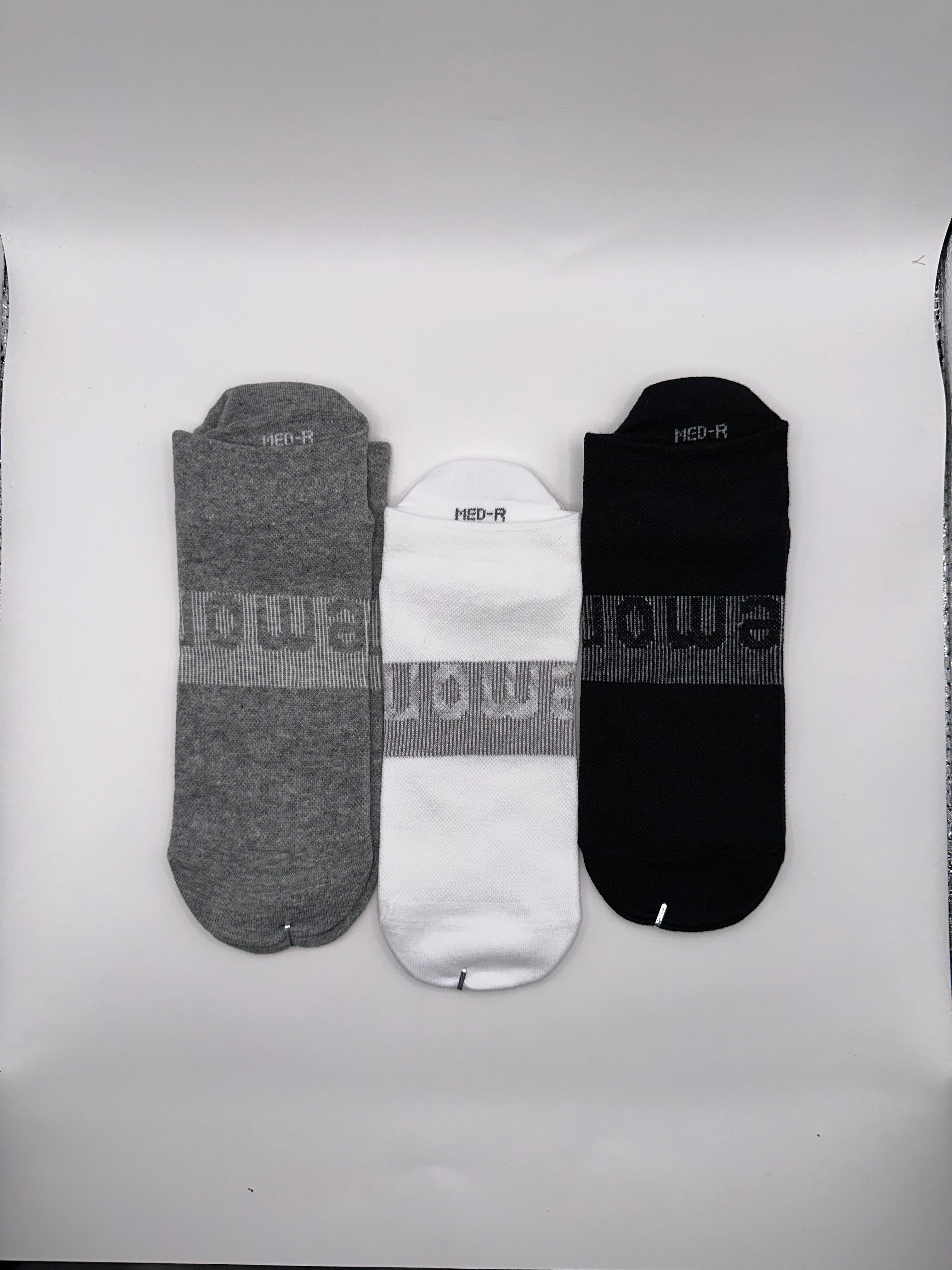 3 Pairs Lululemon Women's Power Stride Tab Socks - Medium