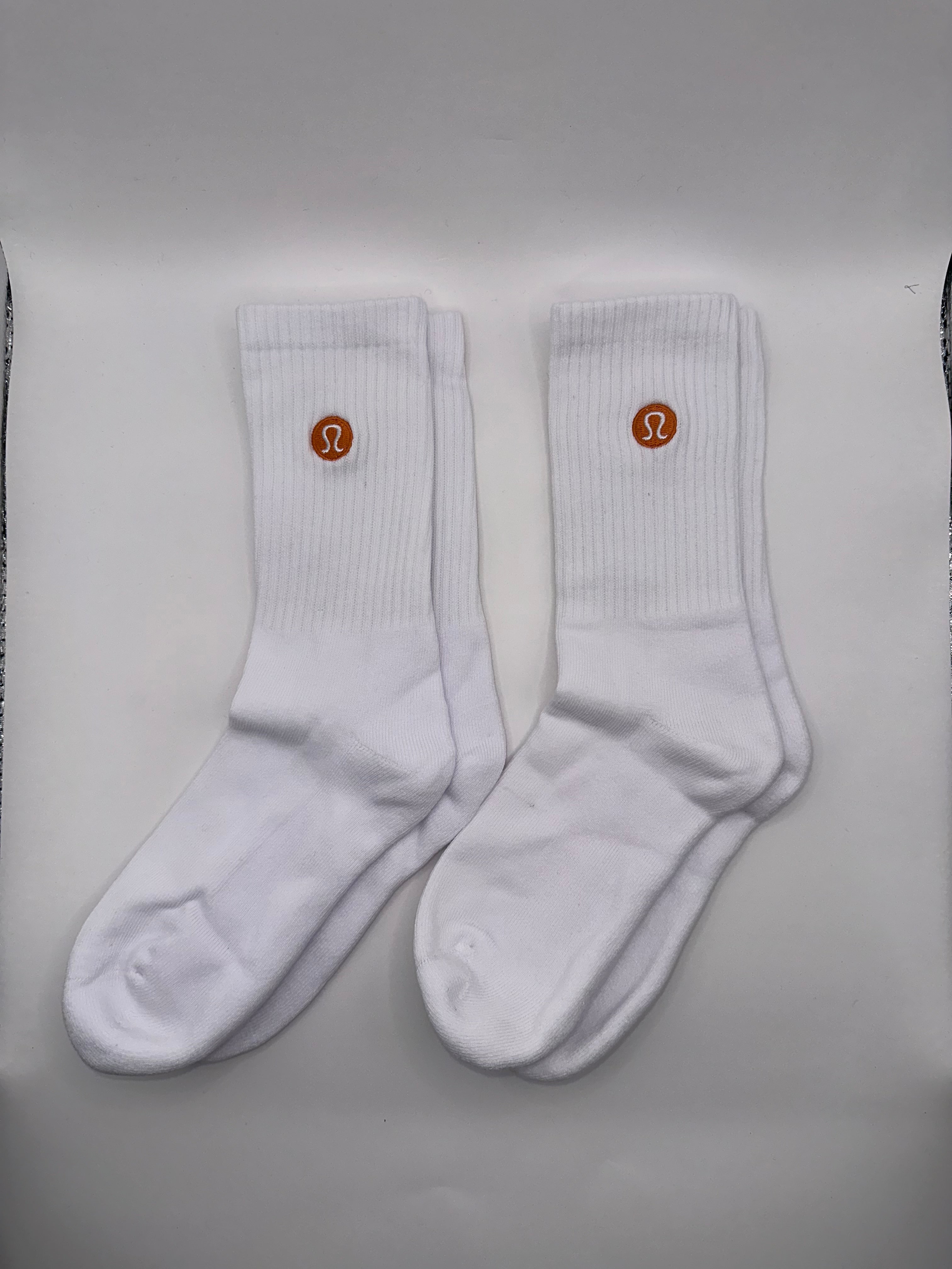 2 Pairs Lululemon Unisex Daily Essential Crew Socks - M/L