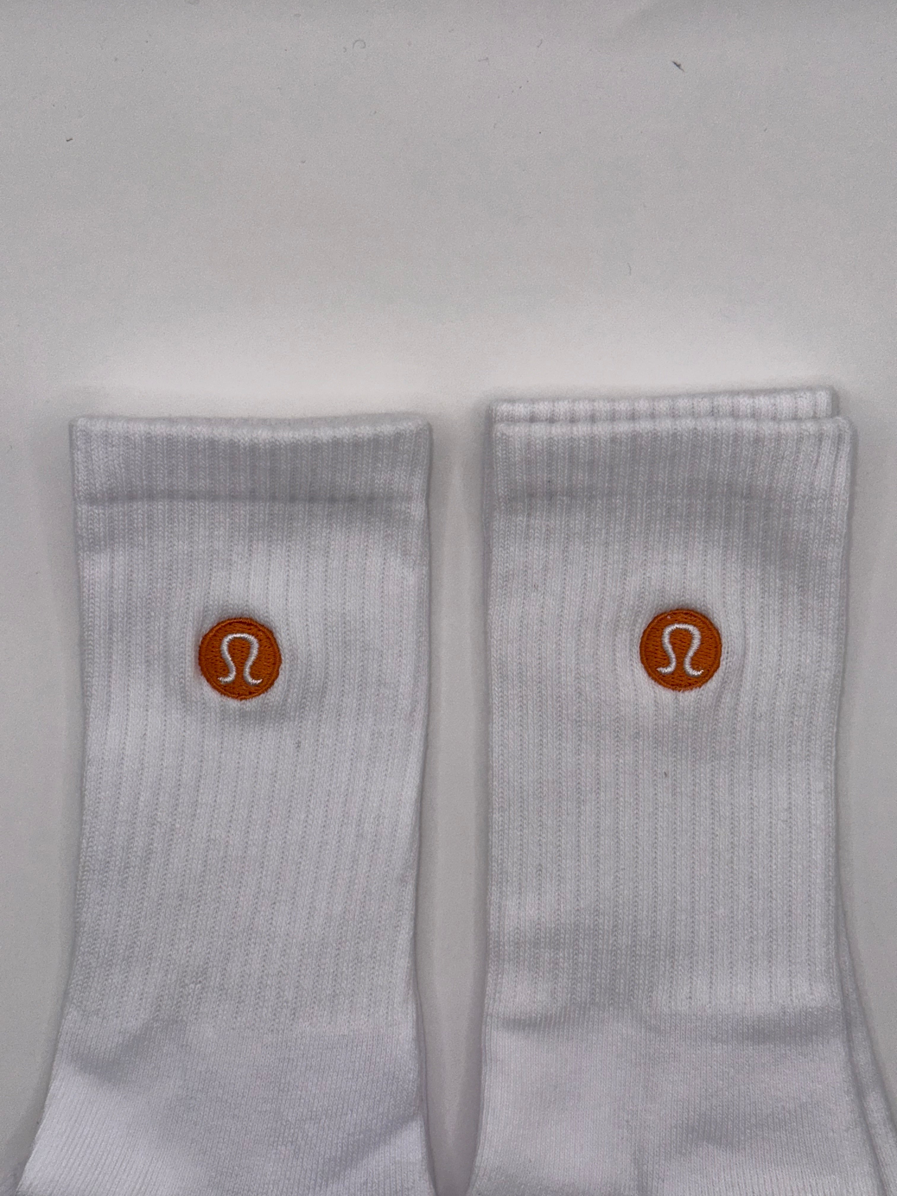 2 Pairs Lululemon Unisex Daily Essential Crew Socks - M/L