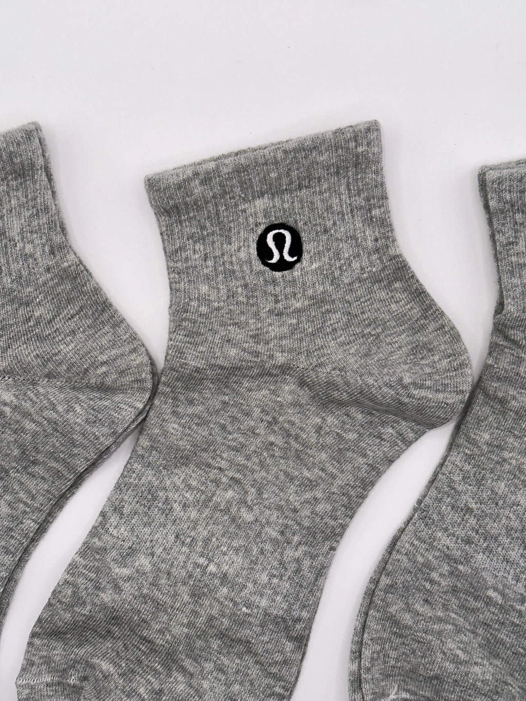 3 Pairs Lululemon Women's Daily Stride Quarter Socks - M-L