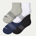 4 Pairs Bombas Daily Quarter Socks Size Medium 6-10