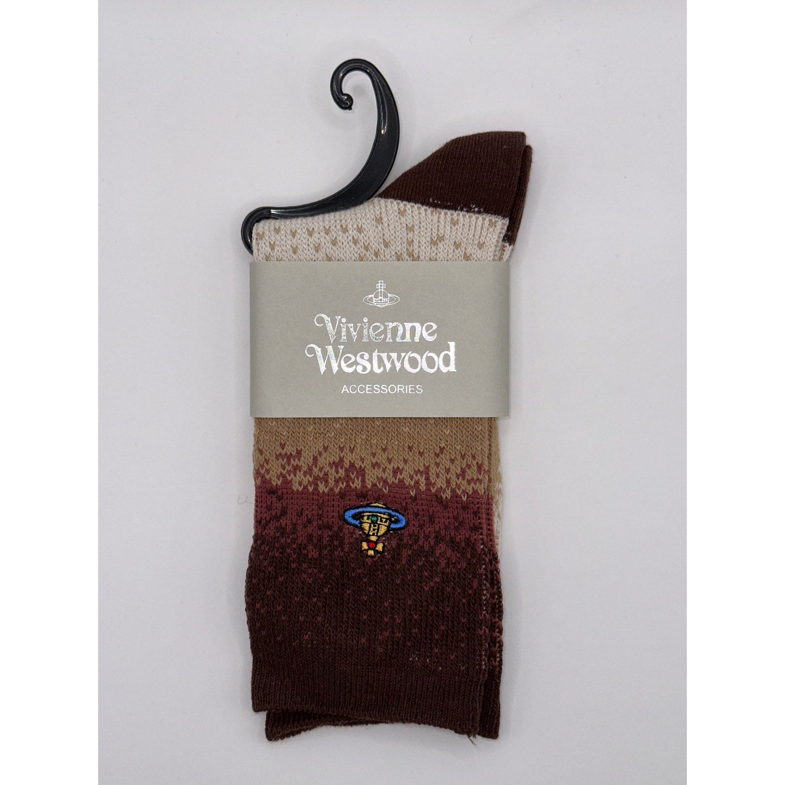 4 Pairs Vivienne Westwood Women's Socks, Medium US Size 6-9
