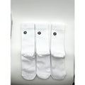 3 Pairs Lululemon Daily Stride Ribbed Crew Socks Black Logo - M/L NWOT