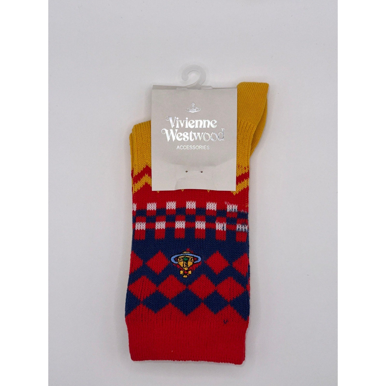 4 Pairs Vivienne Westwood Women's Socks, Medium US Size 6-9