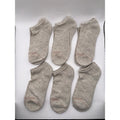 Timberland No Show Socks 6 Pairs - Full Cushion, Light Gray Medium