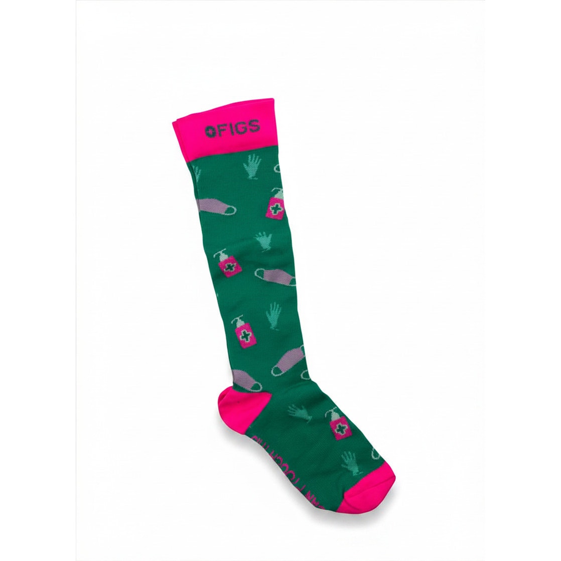 1 Pair FIGS Compression Socks Size Medium