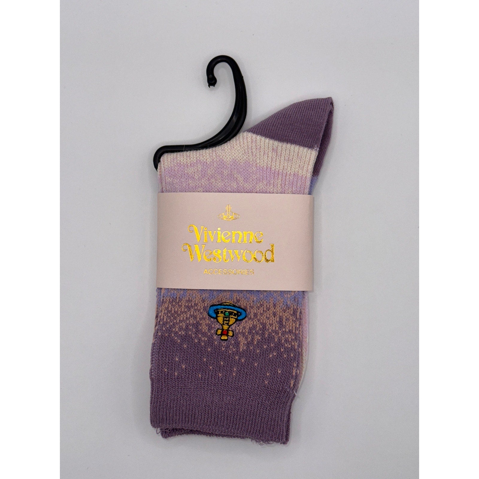 4 Pairs Vivienne Westwood Women's Socks, Medium US Size 6-9