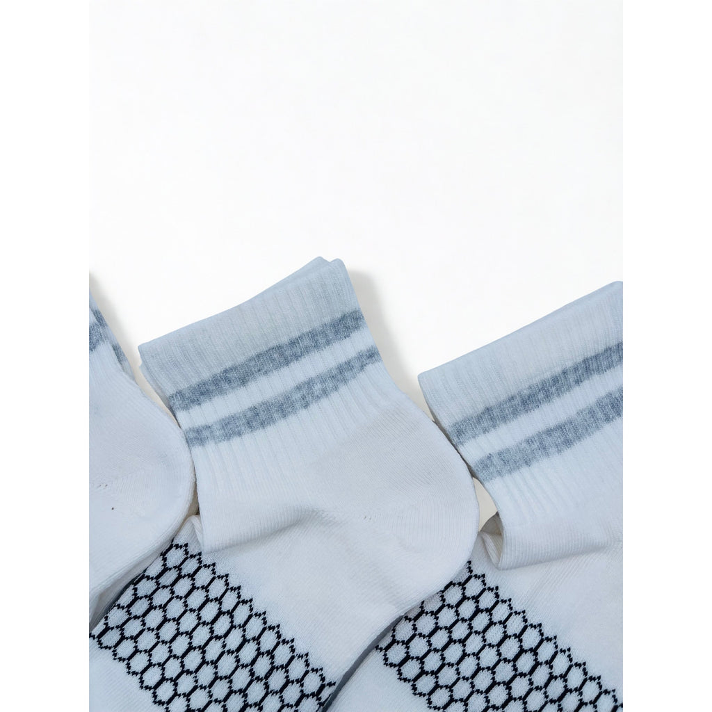 3 Pairs Bombas Quarter Socks Size Medium 6-10