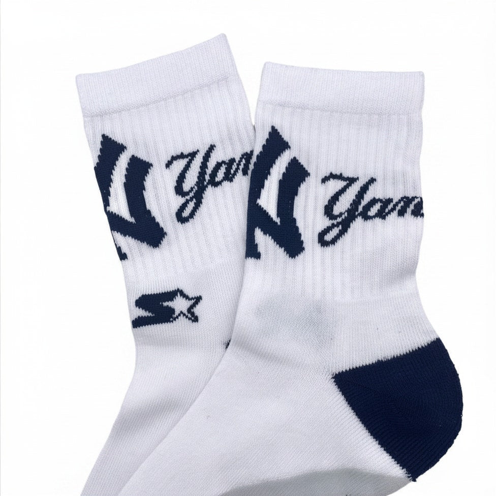 Unisex New York Yankees Starter Striker Mid-Crew Socks Size Large