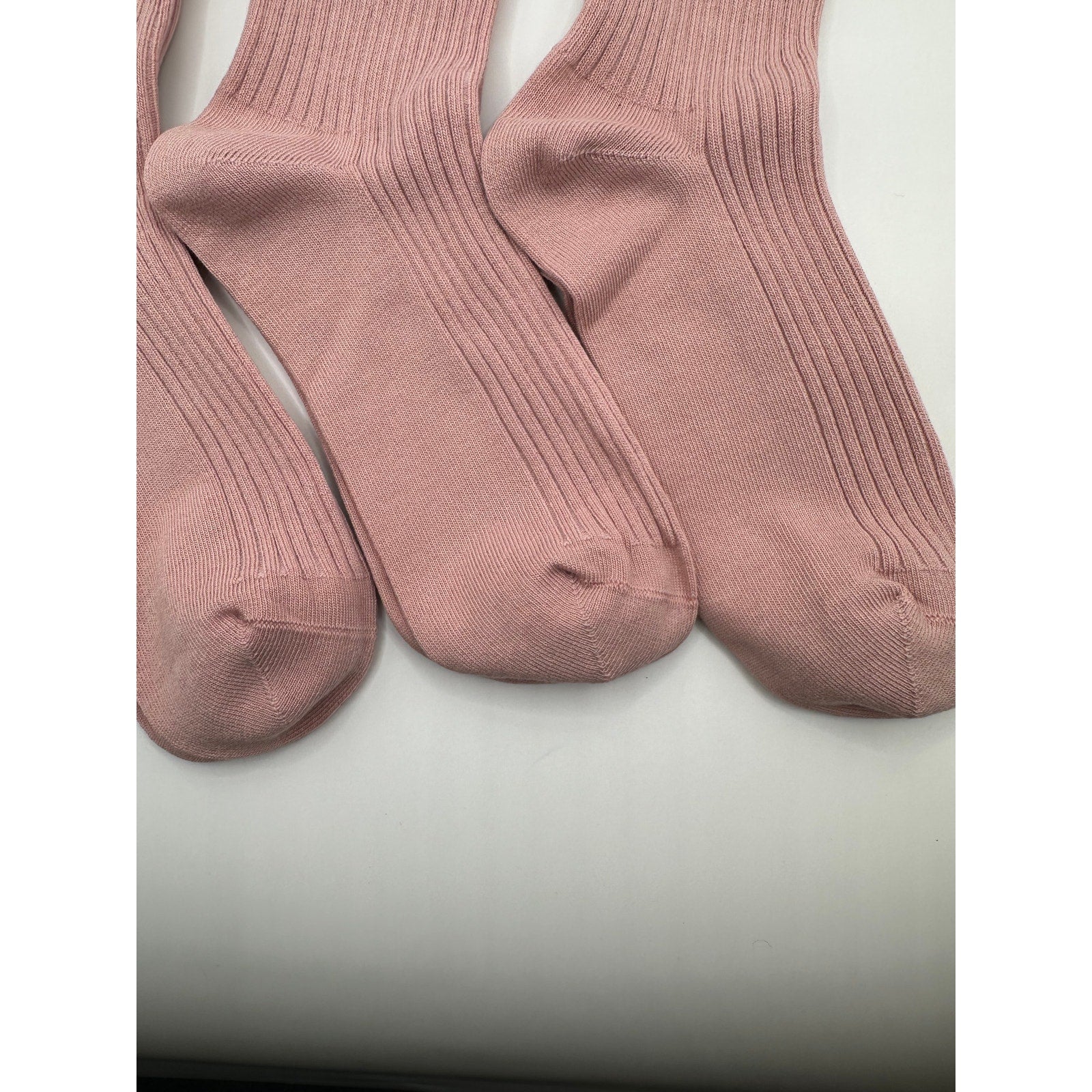 $2/Pair 3 Pairs - Lululemon Cotton Daily Essential Socks Mid-Crew M/L 6.5–10.5 (US)