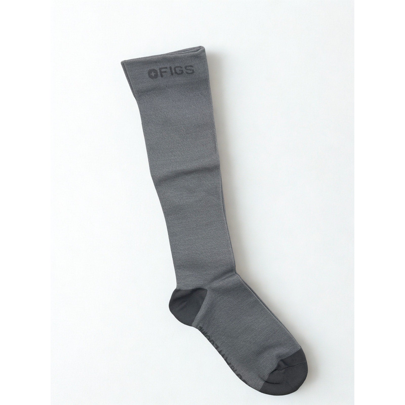 1 Pair FIGS Compression Gray Socks Size Medium