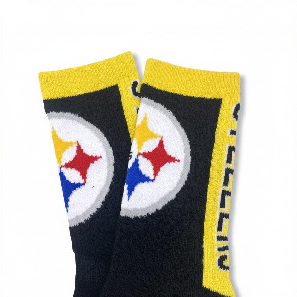 Bare Feet Pittsburgh Steelers "Lil' Deuce" Crew Socks Size Medium
