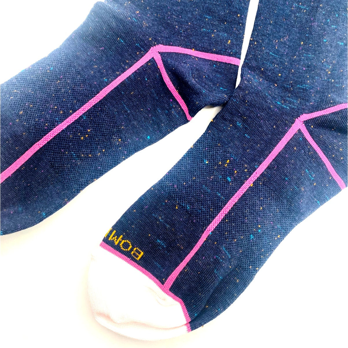 2 Pairs Bombas Lightweight Knit Crew Socks NWOT