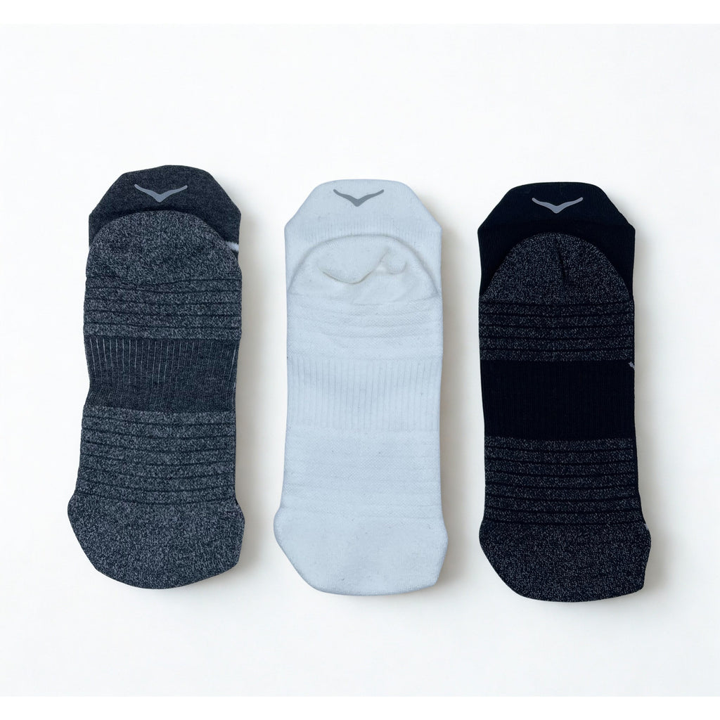 3 Pairs HOKA Time To Fly No Show Socks  Unisex M , NWOT