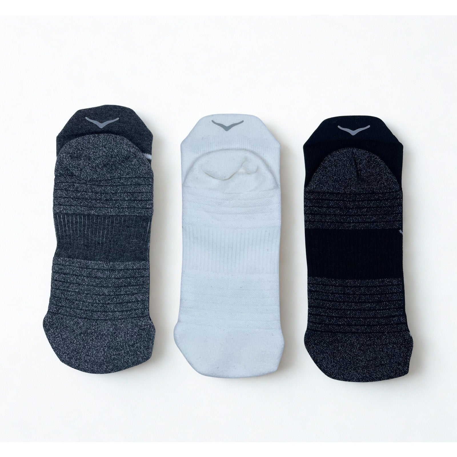 3 Pairs HOKA Time To Fly No Show Socks  Unisex M , NWOT