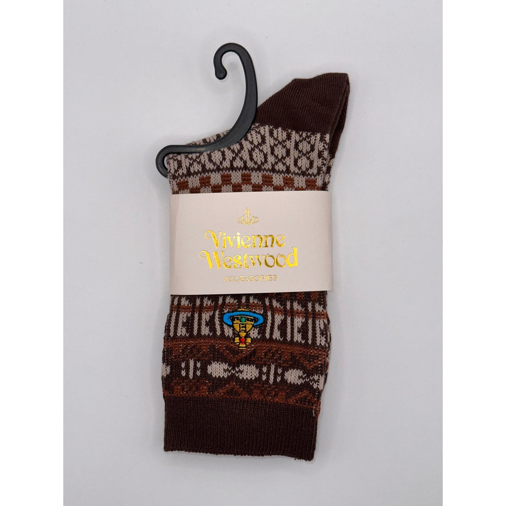 4 Pairs Vivienne Westwood Women's Socks, Medium US Size 6-9