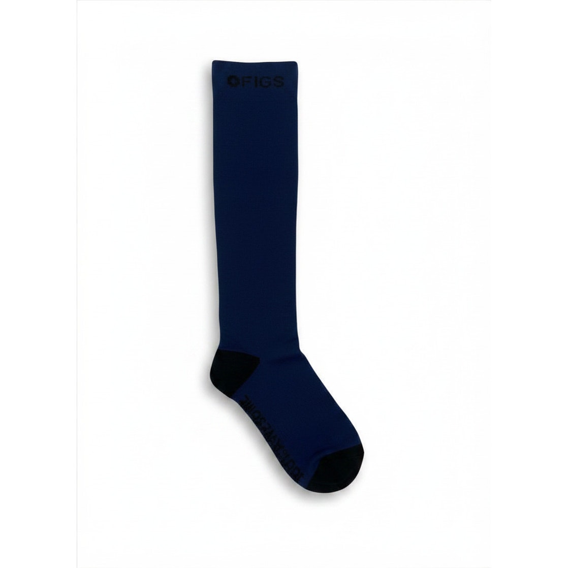 1 Pair FIGS Compression Navy Blue Socks Size Medium
