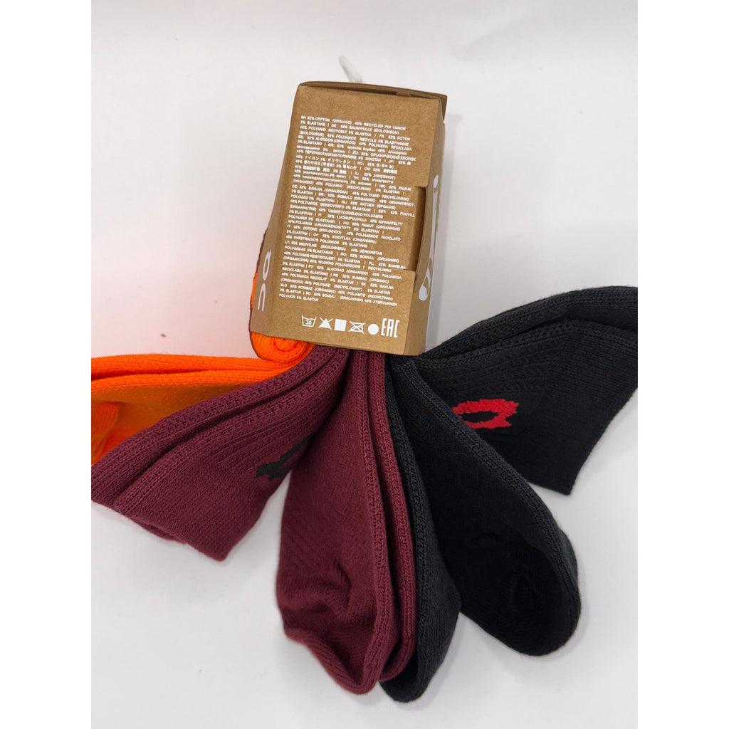 3 Pairs NWT On Cloud Socks Half-Calf Size Large Unisex