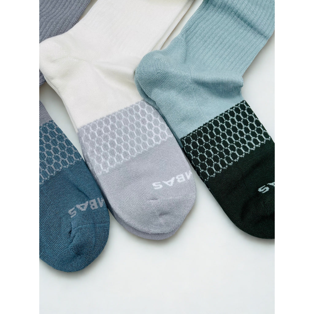 3 Pairs Bombas Daily Crew Socks Size Large 8-12