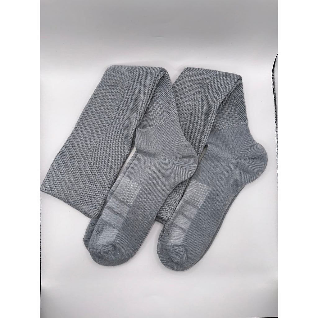 Tommie Copper Knee High Compression Socks 2 Pairs - Dark Gray L-XL