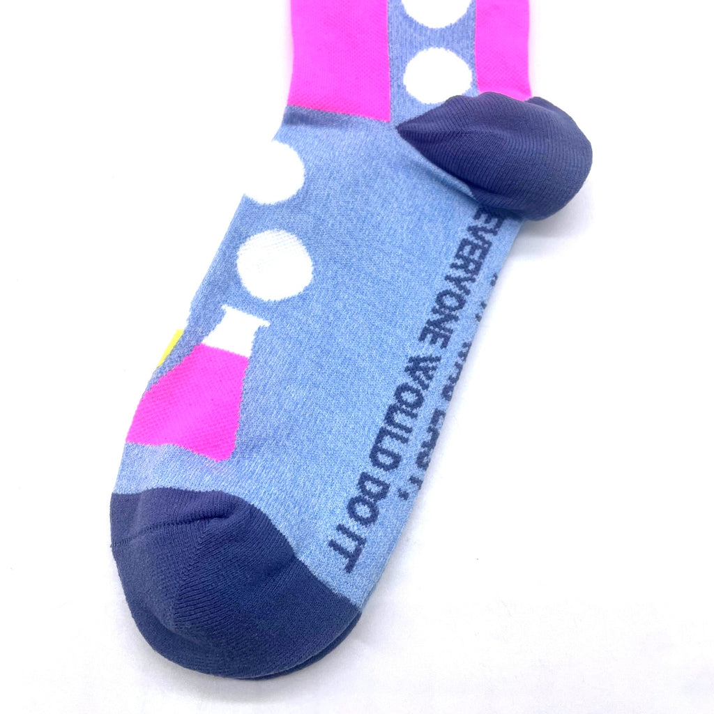1 Pair FIGS Compression  Colorful Socks Size L